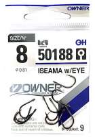 Крючок OWNER Iseama w/ EYE 50188 №8 уп.9 шт	