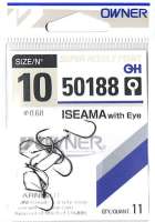 Крючок OWNER Iseama w/ EYE 50188 №10 уп.10 шт