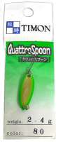 Блесна JACKALL Quattro Spoon 2.4g 80