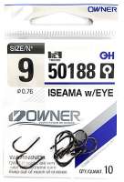Крючок OWNER Iseama w/ EYE 50188 №9 уп.10 шт