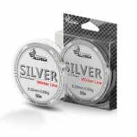Леска монофильная ALLVEGA "Silver" 50м 0,10мм (1,37кг) серебристая