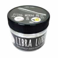 Приманка LIBRA LURES Dying Worm 70 (001) Сыр 7,0см 15шт.