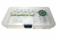 Коробка MEIHO P21 LCB F-L (прозрачная) 186x103x34  