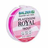 Леска BALZER Platinum Royal Trout Pink тонущая 150 м 0,25 мм