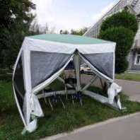 Шатер CAMPACK-TENT A-2002W NEW, куб-автомат, с ветро-влагозащитными полотнами